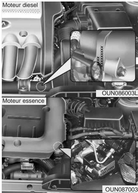 KIA Carens UN (2006-2010) - NUMERO DE MOTEUR - 1