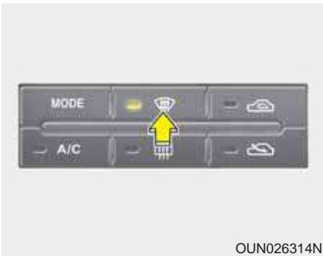 KIA Carens UN (2006-2010) - Niveau plancher/dégivrage (A, C, E, D) - 1
