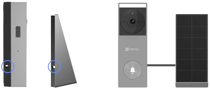EZVIZ HP3PRO - Installation du panneau solaire - 2