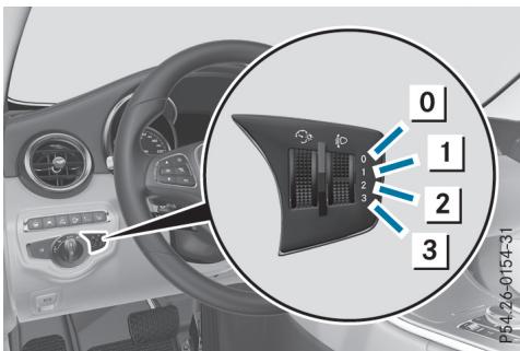 Mercedes-Benz Classe C (2014-2018) - Correcteur de site des projecteurs (véhicules équipés de projecteurs halogènes) - 1