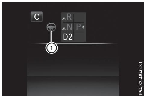 Mercedes-Benz Classe C (2014-2018) - Affichage sur le visuel multifonction - 1