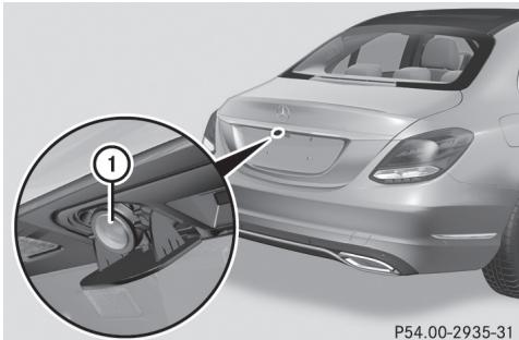 Mercedes-Benz Classe C (2014-2018) - Nettoyage de la caméra de recul et de la caméra à 360° - 1
