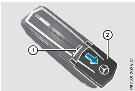 Mercedes-Benz Classe C (2014-2018) - Chargement du téléphone portable - 1