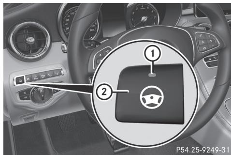 Mercedes-Benz Classe C (2014-2018) - Activation du pilote automatique directionnel - 1