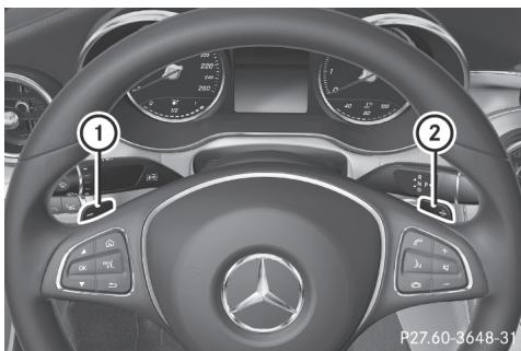 Mercedes-Benz Classe C (2014-2018) - Passage des rapports - 1