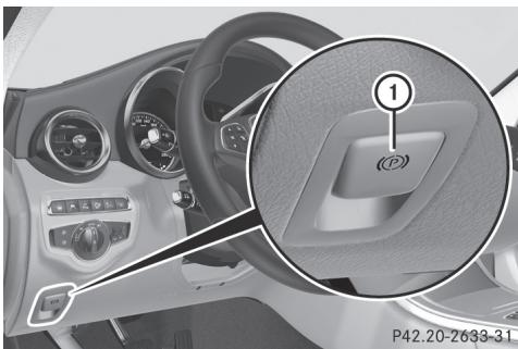 Mercedes-Benz Classe C (2014-2018) - Démarrage du véhicule en cas de traction d'une remorque - 1