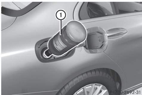 Mercedes-Benz Classe C (2014-2018) - Flacons de remplissage d'adblue® - 1