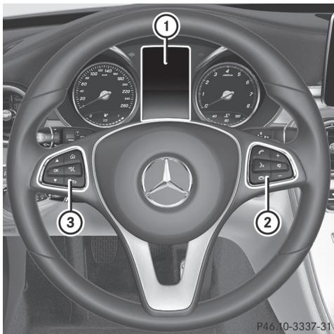Mercedes-Benz Classe C (2014-2018) - Utilisation de l'ordinateur de bord - 1