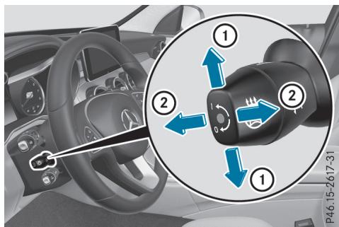 Mercedes-Benz Classe C (2014-2018) - Réglage électrique du volant - 1