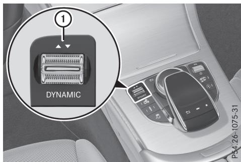 Mercedes-Benz Classe C (2014-2018) - Sélection du programme de conduite - 1