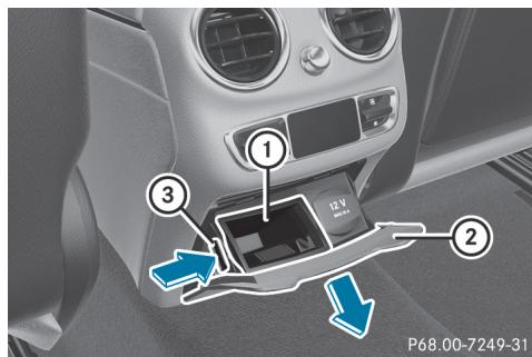 Mercedes-Benz Classe C (2014-2018) - Cendrier arrêté - 1