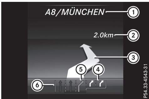 Mercedes-Benz Classe C (2014-2018) - Manœuvre annocedae carccommandaiation de VOIE de circulation - 1