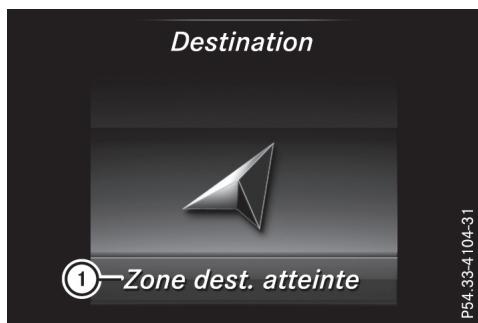 Mercedes-Benz Classe C (2014-2018) - Autres affichages de statut du système de navigation - 1