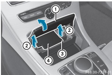 Mercedes-Benz Classe C (2014-2018) - Cendrier avant - 1
