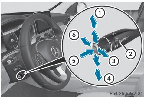 Mercedes-Benz Classe C (2014-2018) - Manette du tempomat - 1