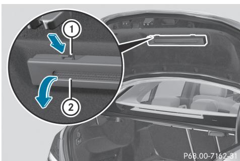 Mercedes-Benz Classe C (2014-2018) - Retrait du triangle de présignalisation - 1