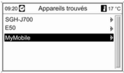 09:20 Appareils trouvés 17 °C SGH-J700 E50 MyMobile