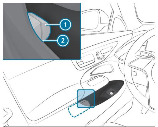 Mercedes-Benz Classe CLA (2025) - Retrait du gilet de sécurité - 1