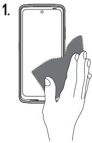 CROSSCALL stellarx5 - Front screen tempered glass - 1