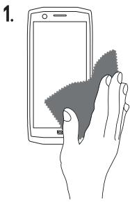 CROSSCALL stellarx5 - Front screen tempered glass - 1
