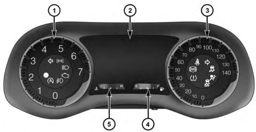 Chrysler 200 (2017) - CHARACTERISTIQUES DU TABLEAU DE BORD - 2