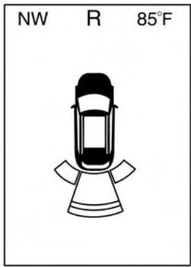 Chrysler 200 (2017) - Affichage du système ParkSense - 2