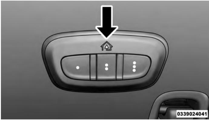 Chrysler 200 (2017) - Volet de rangement pour lunettes de soleil monté à l'avant OUVRE-PORTE DE GARAGE - SELON L'ÉQUIPEMENT - 1