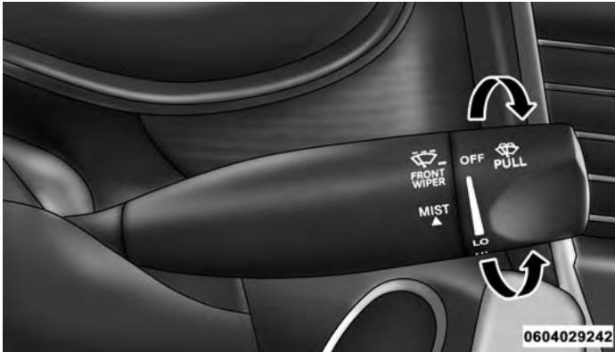 Chrysler 200 (2017) - Système de balayage intermittent des essuie-glaces - 1