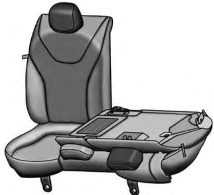 Chrysler 200 (2017) - Espace de chargement — Siège arrière rabattable 60-40 — Selon l'équipement - 2