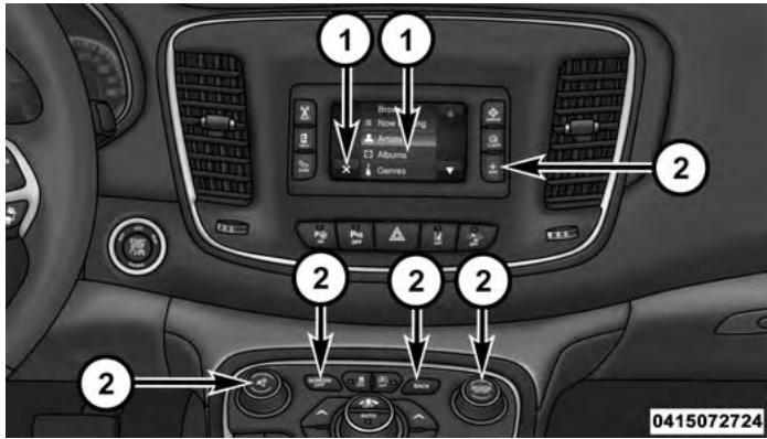 Chrysler 200 (2017) - RéGLAGES DU SYSTÉME UCONNECT - 1