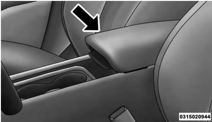 Chrysler 200 (2017) - \section*{Caracteristiques de la console} - 1