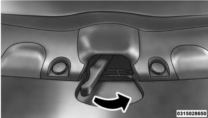 Chrysler 200 (2017) - POUR OUVRIR ET FERMER LE CAPOT - 3