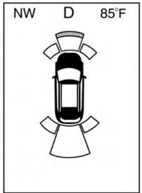 Chrysler 200 (2017) - Système d'aide au stationnement avant - 1