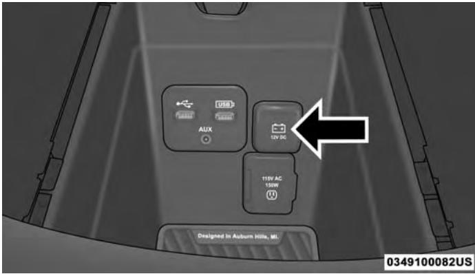 Chrysler 200 (2017) - PRISES DE COURANT - SELON L'ÉQUIPEMENT - 2