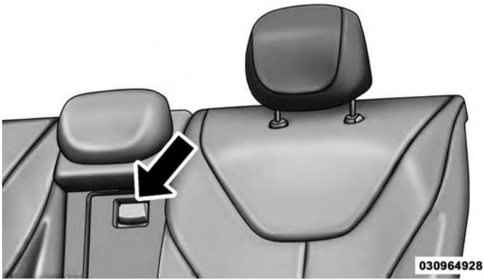 Chrysler 200 (2017) - Volet pour rangement de skis - 1