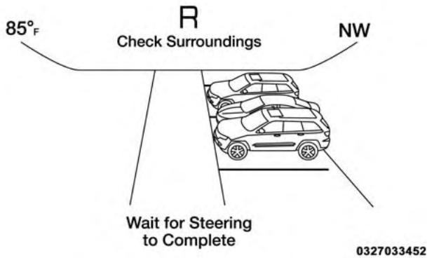 Chrysler 200 (2017) - Check Surroundings — STOP (Vérifier les environnés immédiats - ARRÊTER) - 2