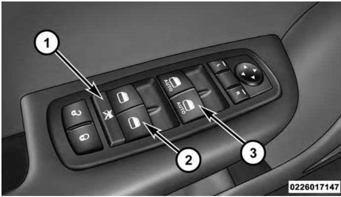 Chrysler 200 (2017) - Glaces à commande électrique - 1