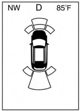 Chrysler 200 (2017) - Système d'aide au stationnement avant - 4