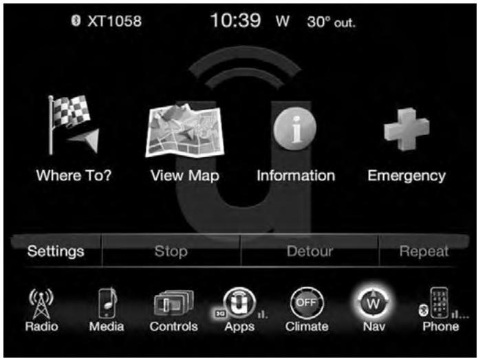 Chrysler 200 (2017) - Système de Navigation (8.4 et 8.4 AVEC NAVIGATION) - 1