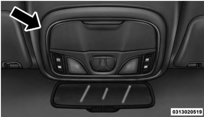 Chrysler 200 (2017) - CONSOLE AU PAVILLON - 1