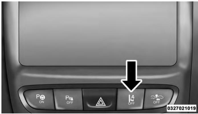 Chrysler 200 (2017) - Activation ou déactivation du système de détction de changement de voie LaneSense - 1