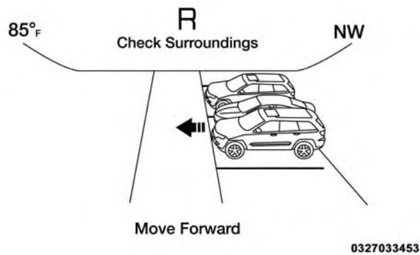 Chrysler 200 (2017) - Check Surroundings — STOP (Vérifier les environnés immédiats - ARRÊTER) - 3