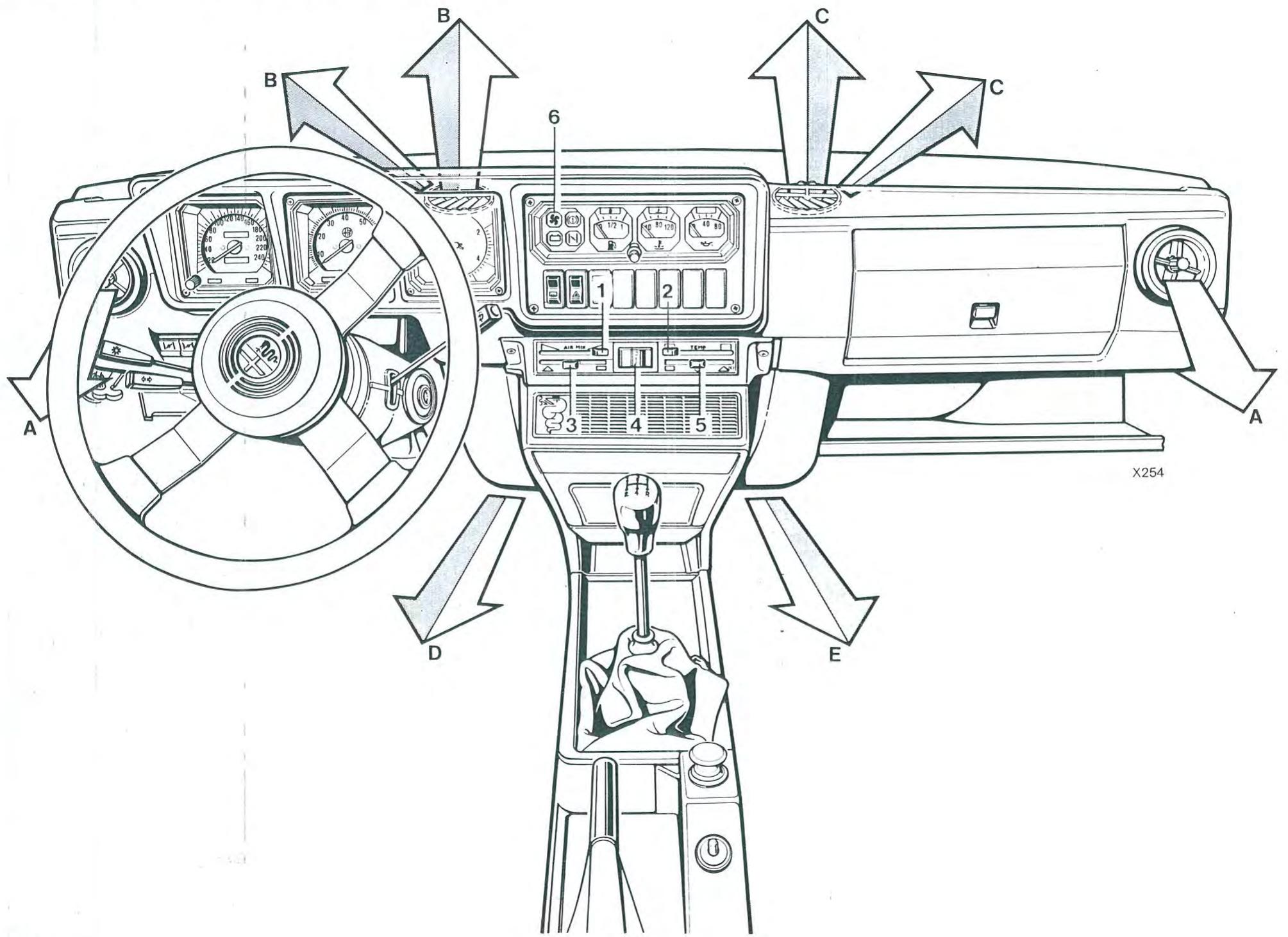 ALFA ROMEO Alfetta GT GTV(1980-1987) - CLIMATISATION ET DÉSEMBUAGE - 1