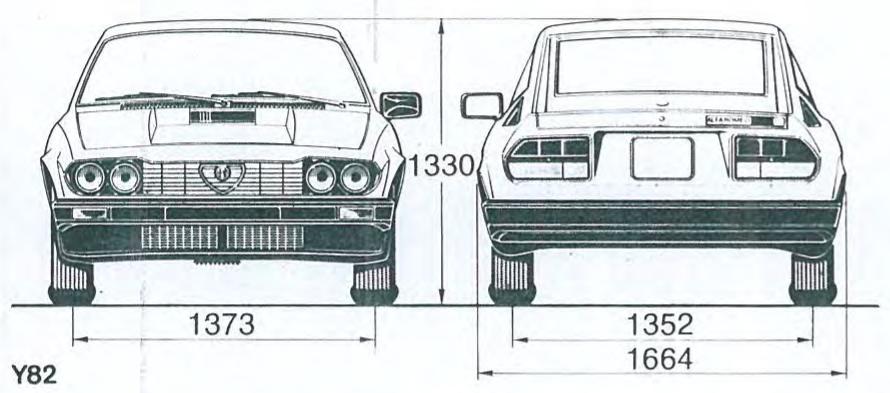 ALFA ROMEO Alfetta GT GTV(1980-1987) - POINTS D'ANCRAGE A LA COQUE - 3