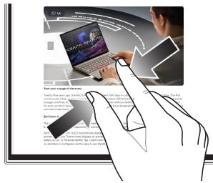 ASUS A3402WVAKWPC176W - Fonctionnalités multi-gestes de l'écran tactile - 4