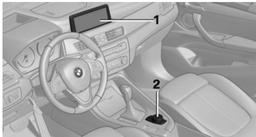 BMW X1 Phase 1 (2015-2019) - Organes de commande - 1