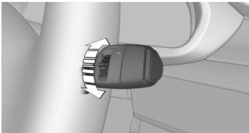 BMW X1 Phase 1 (2015-2019) - Réglage de l'intervalle ou de la sensibilité du détecteur de pluie - 1