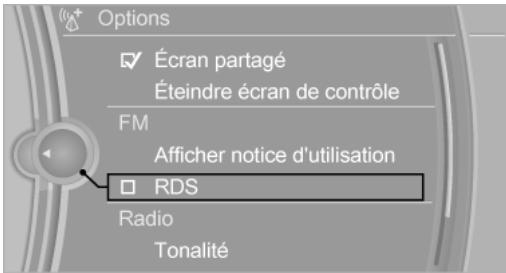 BMW X1 Phase 1 (2015-2019) - Ouverture du menu Options - 2