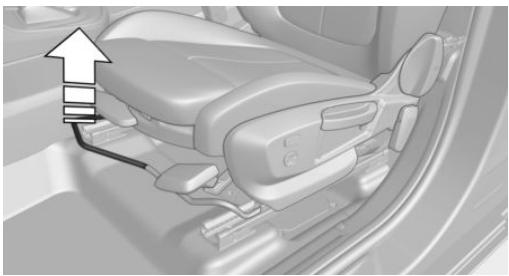 BMW X1 Phase 1 (2015-2019) - Réglage longitudinal - 1