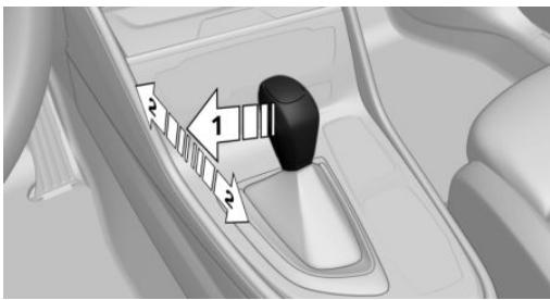BMW X1 Phase 1 (2015-2019) - Activation du mode manuel - 1